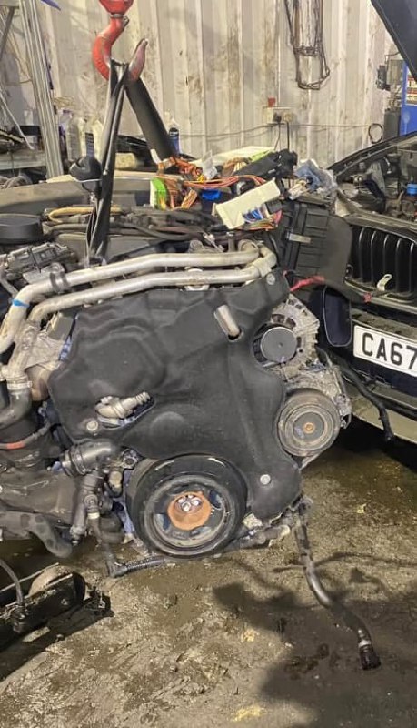 BMW X5 F15 M50d N57D30C Engine 2017