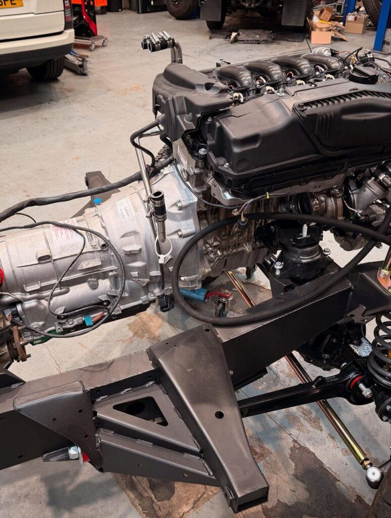 BMW M57 engine installed in Defender